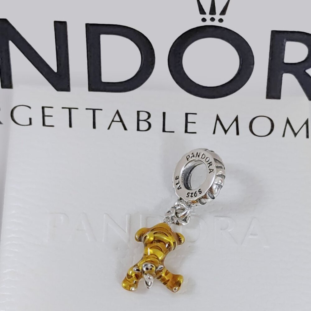 Pandora Winnie the Pooh Tigger Dangle Charm S925 Sterling Silver with box